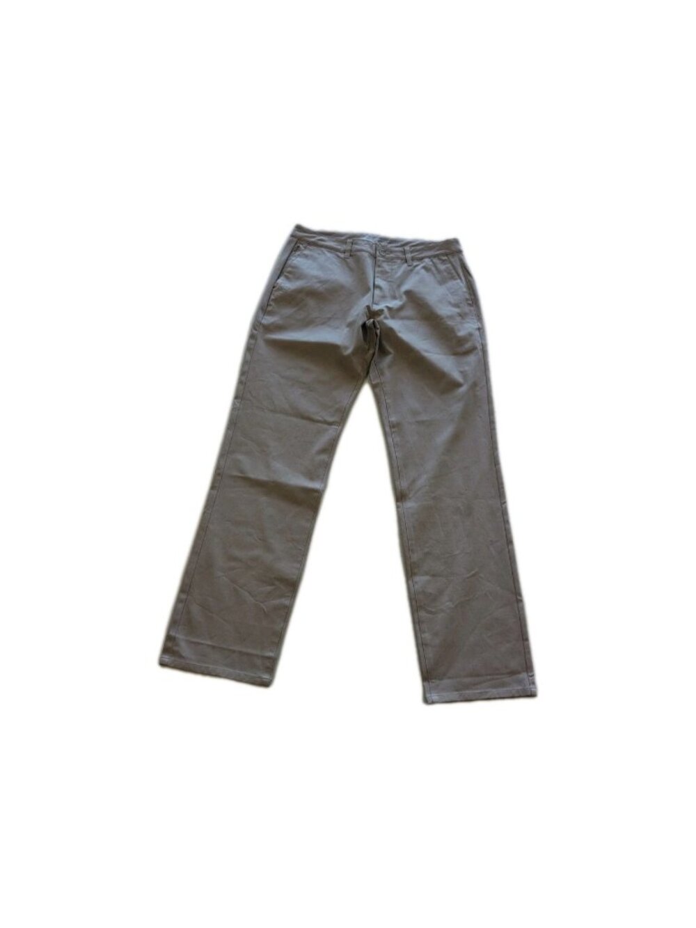 True Classic Pants Mens 33x34 Beige Straight Leg Chino Workwear Solid Comfy
